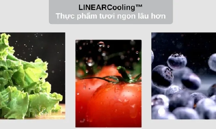 Công nghệ LinearCooling™ bảo vệ thực phẩm